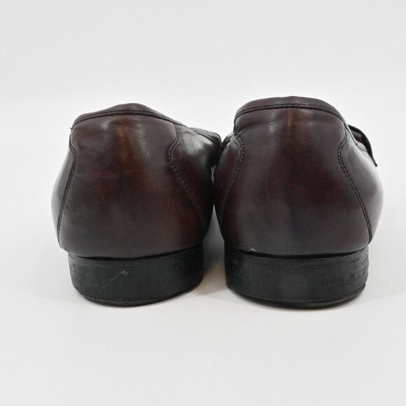 JOHNSTON MURPHY Loafers Mens Size 11 Breland Tassel Brown Dress Leather Office - Picture 3 of 11